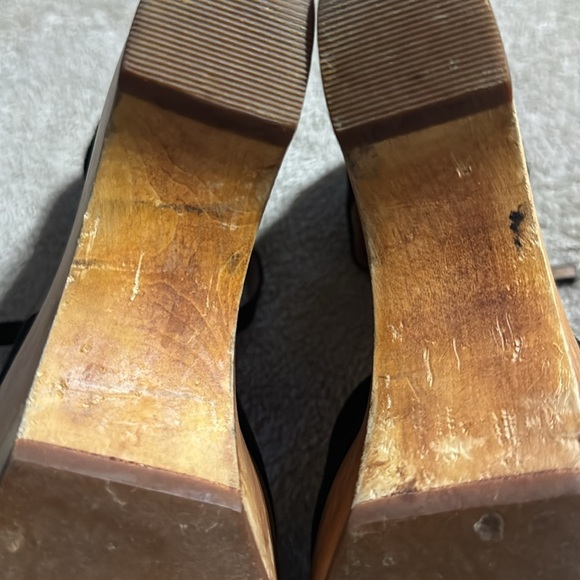 Jeffery Campbell Daisies From Anthropology Black Platform Wedge Heels - Picture 12 of 12